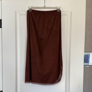 Elegant Brown Skirt